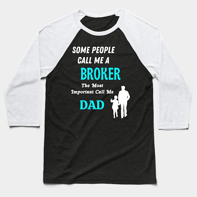 Broker Baseball T-Shirt by Mdath